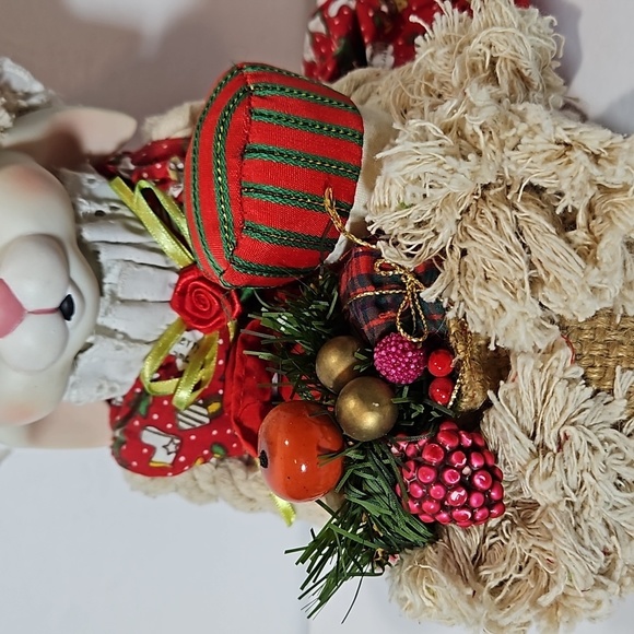 House of Lloyd VTG Christmas Around the World Flossie Bunny Red Green - Picture 3 of 9